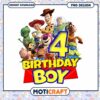Toy Story 4 Birthday Boy PNG Design, Instant Download for Parties