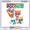 Superkitties Pounce PNG Design, Instant Download for Fun Use