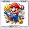 Super Mario PNG Design for Instant Download, Fun Colorful Artwork