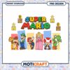 Super Mario PNG Design for Instant Download, Fun Character Collection