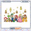Super Mario Friends PNG Design for Instant Download, Fun Gaming Art