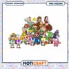 Super Mario Character Group PNG, perfect for creative projects and crafts