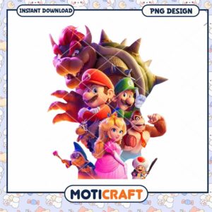 Super Mario Character PNG Collection, perfect for creative projects