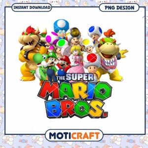 Super Mario Brothers PNG Download, Fun Characters for Projects