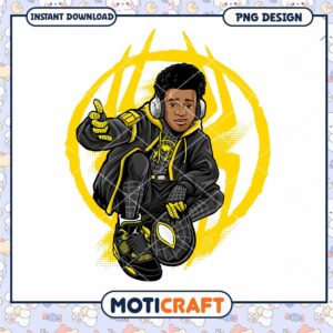 Stylish Spider Man PNG Design, Instant Download for Fans