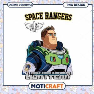 Space Rangers Lightyear PNG Design, Instant Download for Fans