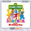 Sesame Street Birthday PNG Design, Perfect Gift for Brothers
