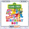 Sesame Street Birthday Design for Five Year Old Boy, Instant Download PNG 1 Sesame Street Birthday Design for Five Year Old Boy, Instant Download PNG