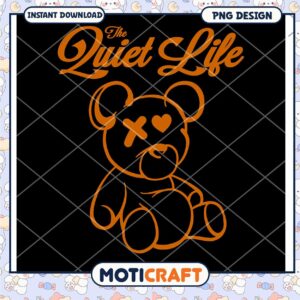 Quiet Life Bear PNG Download, Cute Designs for Creative Projects