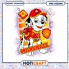 Paw Patrol Marshall PNG design for instant download, fun cartoon art 2 Paw Patrol Marshall PNG design for instant download, fun cartoon art