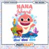 Nana Shark Cartoon Design for Kids, Fun PNG Instant Download 2 Nana Shark Cartoon Design for Kids, Fun PNG Instant Download