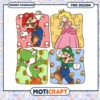 Mario and Friends PNG Design, Instant Download for Fans