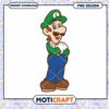 Luigi cartoon character PNG design, instant download for fun use 1 Luigi cartoon character PNG design, instant download for fun use
