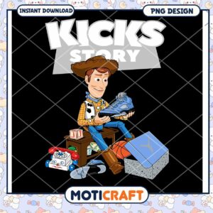 Kicks Story PNG Design, Instant Download for Shoe Lovers