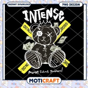 Intense bear graphic design, perfect for unique gifts and decor