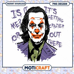 Joker PNG design for instant download, unique art for enthusiasts