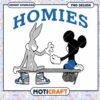 Homies design featuring popular cartoon characters, instant download PNG 1 Homies design featuring popular cartoon characters, instant download PNG