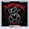 Happiness Teddy Bear Design for Instant Download, Unique PNG Art 2 Happiness Teddy Bear Design for Instant Download, Unique PNG Art
