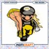 Funny Mario Character PNG Design, Instant Download for Fans