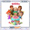 Daddy of the Birthday Girl PNG Design, Instant Download Product