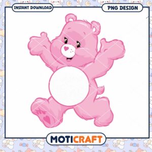 Cute Pink Bear PNG Design Cute Pink Bear PNG Design
