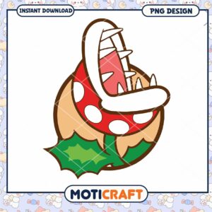 Cute cartoon carnivorous plant design, perfect for digital use