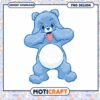 Cute blue bear design for instant download, perfect for kids crafts 1 Cute blue bear design for instant download, perfect for kids crafts