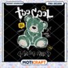 Cool Bear PNG Design for Instant Download, Fun Cute Graphic Art 1 Cool Bear PNG Design for Instant Download, Fun Cute Graphic Art
