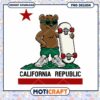 California Bear Skateboard PNG Design, Instant Download Available