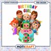 Birthday Girl Party PNG Design for Instant Download, Fun Family Celebration Image