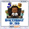 Birthday Boss PNG Design for Kids, Instant Download for Parties
