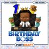 Birthday Boss PNG Design for First Birthday Party, Instant Download