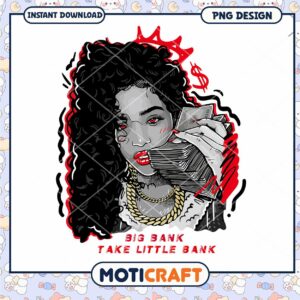 Big Bank PNG Design, Instant Download for Bold Styles