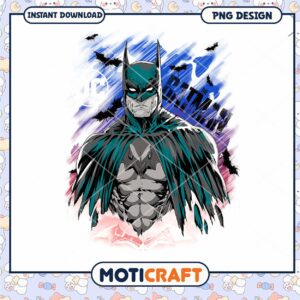 Batman PNG Design for Instant Download, Perfect for Fans and Crafts