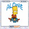 Bart Simpson Alone PNG Design, Perfect for Instant Download Usage