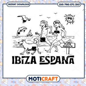 People nude on beach ibiza spain svg, beach svg, nude svg