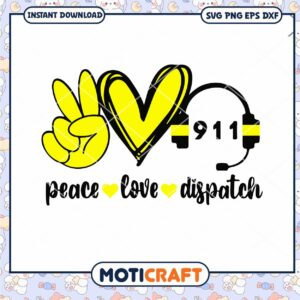 Peace Love Dispatch svg, Dispatch svg, love Dispatch svg