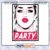 Party Adore Delano svg, Glamour face of a girl svg 2 Party Adore Delano svg, Glamour face of a girl svg