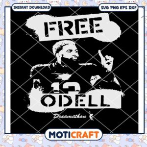 Odell Beckham Jr Free Odell svg, Odell Beckham Jr svg