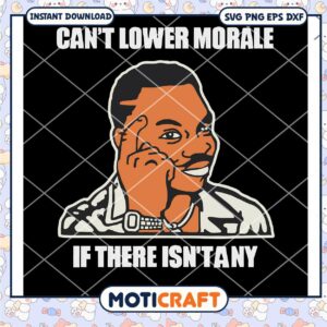Official Can't Lower Morale If There Isn't Any svg, Odell Beckham Jr svg