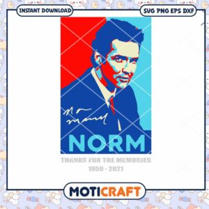 Norm Macdonald Thanks For Memories svg, Norm Macdonald svg