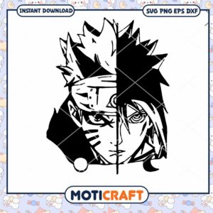 Naruto x Sasuke svg, Naruto Shippuden character svg, Anime svg
