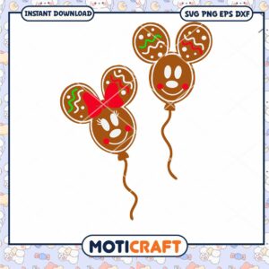 Mouse Head Gingerbread svg, Mickey And Minnie svg, Disney svg