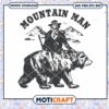 Mountain Man svg, Mountain Man And Bear svg, Mountain svg