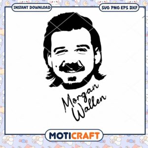 Morgan Wallen Face svg, Ferxxo Nitro svg, Morgan Wallen Singers svg