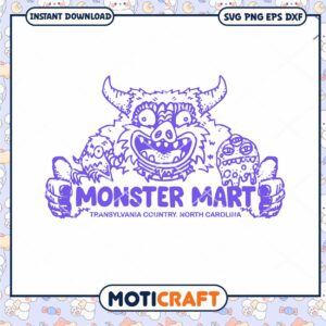Monster Mart svg, Swan Valley Monster svg, Monster svg