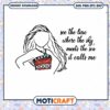 Moana See The Line Where The Sky svg, Moana character svg