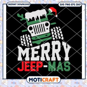 Merry Jeepmas svg, Jeep car Santa Hat svg, Jeepmas svg