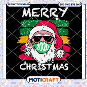 Merry Christ Mas 2020 svg, Santa Claus svg, Christmas svg