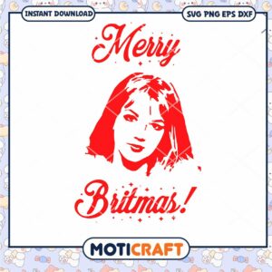 Merry Britmas Britney Spears svg, Merry Britmas svg, Britmas svg